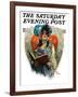 "1826 Valentine," Saturday Evening Post Cover, February 13, 1926-Paul Stahr-Framed Giclee Print