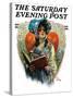 "1826 Valentine," Saturday Evening Post Cover, February 13, 1926-Paul Stahr-Stretched Canvas