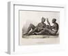 1827 Nukahiva Marquesas Tattooed Couple-Stewart Stewart-Framed Photographic Print