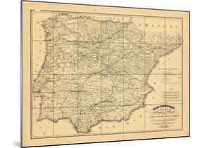1829, Portugal, Spain-null-Mounted Giclee Print