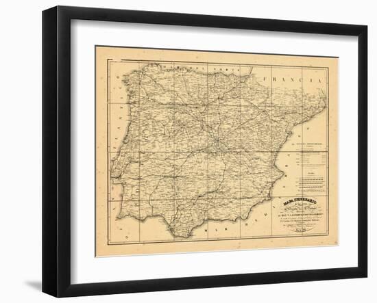 1829, Portugal, Spain-null-Framed Giclee Print