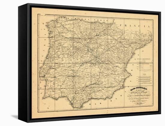 1829, Portugal, Spain-null-Framed Stretched Canvas