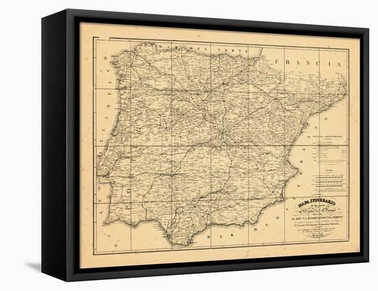 1829, Portugal, Spain-null-Framed Stretched Canvas