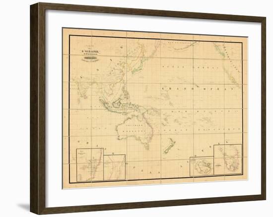 1831, Indonesia, Malaysia, Philippines, Oceania-null-Framed Giclee Print