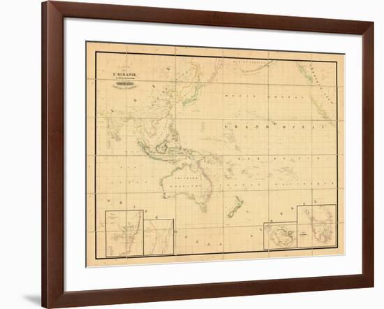 1831, Indonesia, Malaysia, Philippines, Oceania-null-Framed Giclee Print