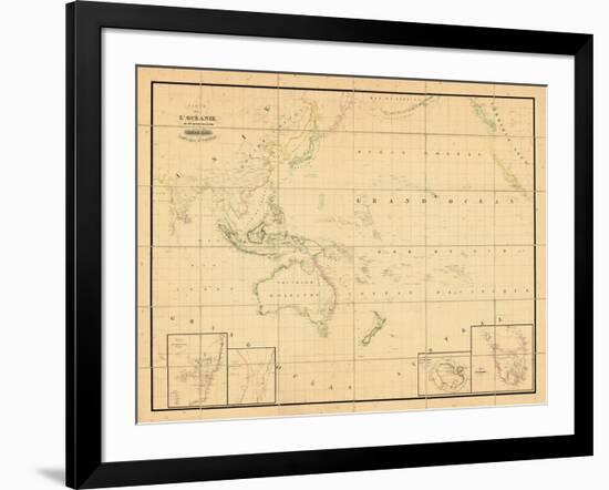 1831, Indonesia, Malaysia, Philippines, Oceania-null-Framed Giclee Print