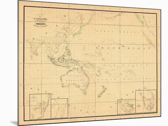 1831, Indonesia, Malaysia, Philippines, Oceania-null-Mounted Giclee Print