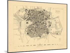 1831, Madrid, Spain-null-Mounted Giclee Print