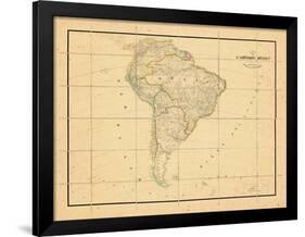 1831, South America-null-Framed Giclee Print