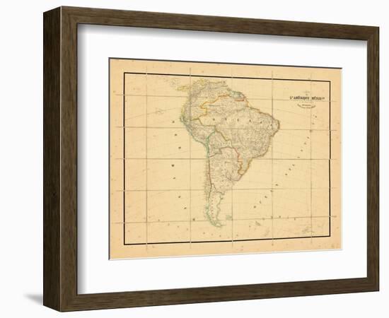 1831, South America-null-Framed Giclee Print