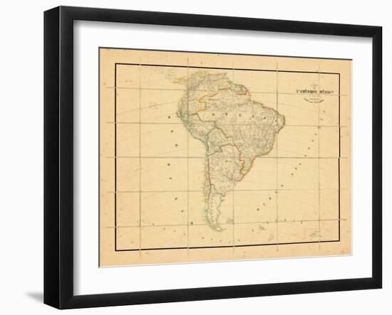 1831, South America-null-Framed Giclee Print