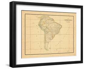 1831, South America-null-Framed Giclee Print