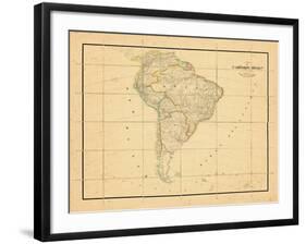 1831, South America-null-Framed Giclee Print