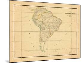 1831, South America-null-Mounted Giclee Print