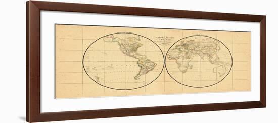 1831, World-null-Framed Giclee Print