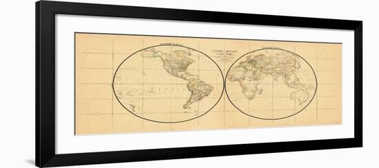 1831, World-null-Framed Giclee Print