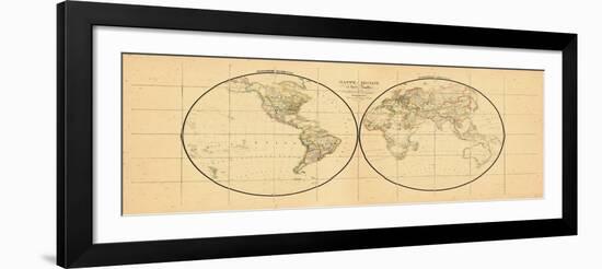 1831, World-null-Framed Giclee Print