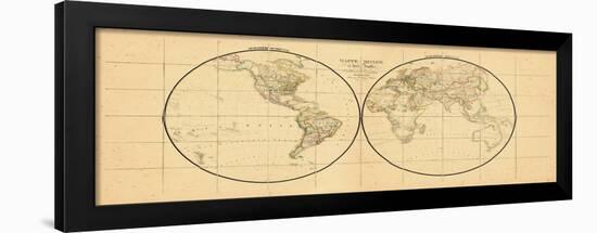 1831, World-null-Framed Giclee Print