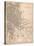 1833 Paris Map-N. Harbick-Stretched Canvas