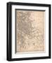 1833 Paris Map-N. Harbick-Framed Art Print