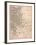 1833 Paris Map-N. Harbick-Framed Art Print