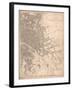 1833 Paris Map-N. Harbick-Framed Art Print