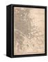 1833 Paris Map-N. Harbick-Framed Stretched Canvas