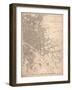 1833 Paris Map-N. Harbick-Framed Art Print