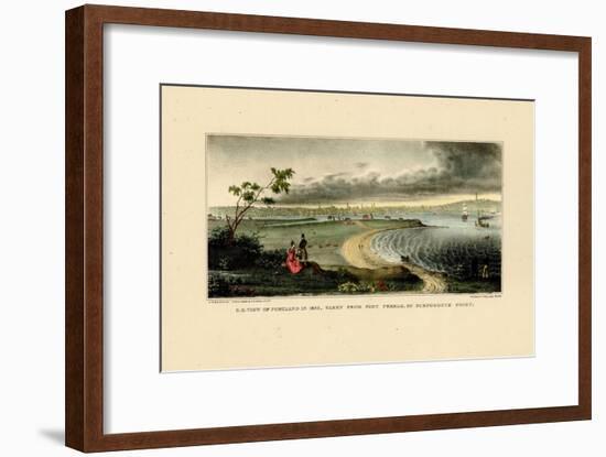 1833, Portland, Maine-null-Framed Giclee Print