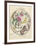 1835, Circumpolar Map Northern, Constellations-null-Framed Premium Giclee Print