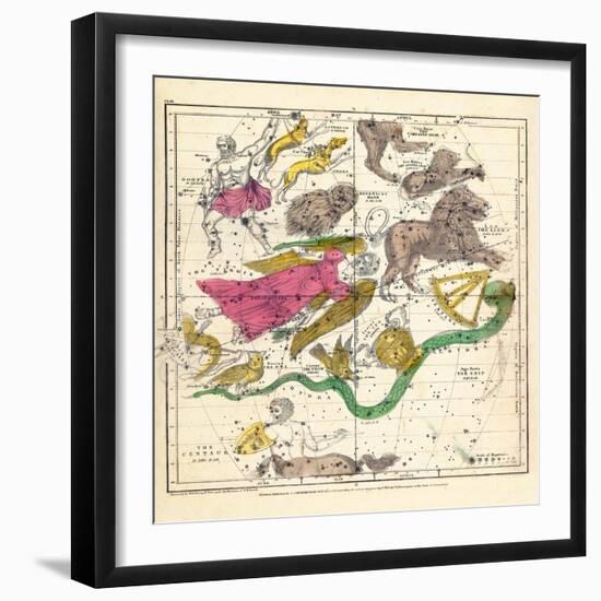 1835, Constellations April - June-null-Framed Giclee Print