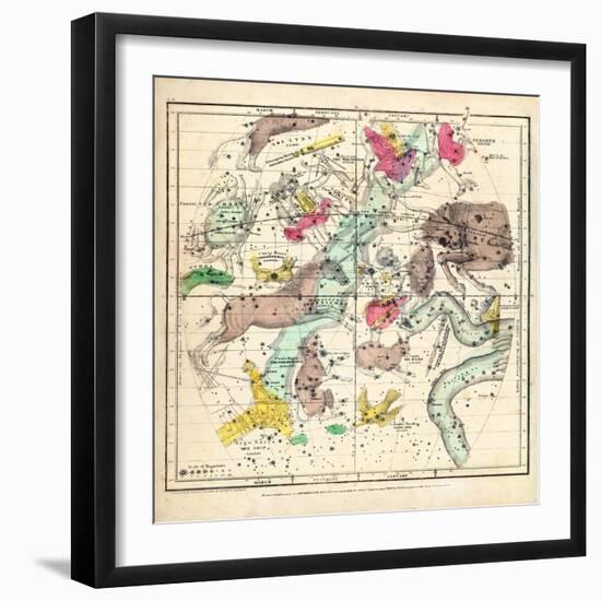 1835, Constellations January - March-null-Framed Giclee Print