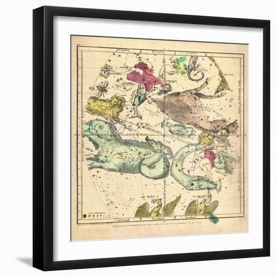 1835, Constellations October - December-null-Framed Giclee Print