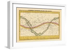 1835, Map of the Heavens-null-Framed Giclee Print