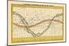 1835, Map of the Heavens-null-Mounted Giclee Print