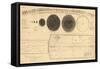 1835, Solar System - Magnitudes and Distance-null-Framed Stretched Canvas