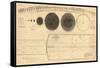 1835, Solar System - Magnitudes and Distance-null-Framed Stretched Canvas
