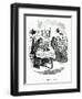 1836 Dining Room Scene-George Cruikshank-Framed Art Print