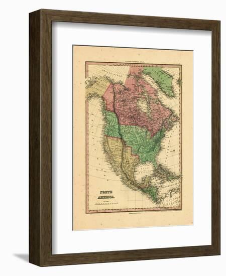 1836, North America-null-Framed Giclee Print