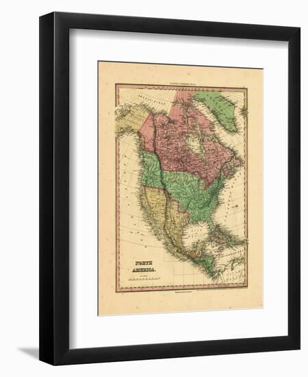 1836, North America-null-Framed Giclee Print