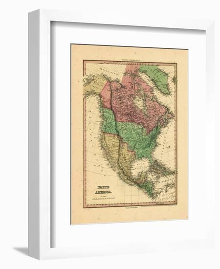 1836, North America-null-Framed Giclee Print