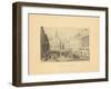 1840, Boston View of State Street, Massachusetts, United States-null-Framed Giclee Print