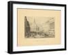 1840, Boston View of State Street, Massachusetts, United States-null-Framed Giclee Print