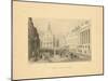 1840, Boston View of State Street, Massachusetts, United States-null-Mounted Giclee Print