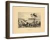 1840, Columbia Bridge View of Susquehanna, Pennsylvania, United States-null-Framed Giclee Print