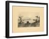 1840, Saratoga Lake 1840 View, New York, United States-null-Framed Giclee Print