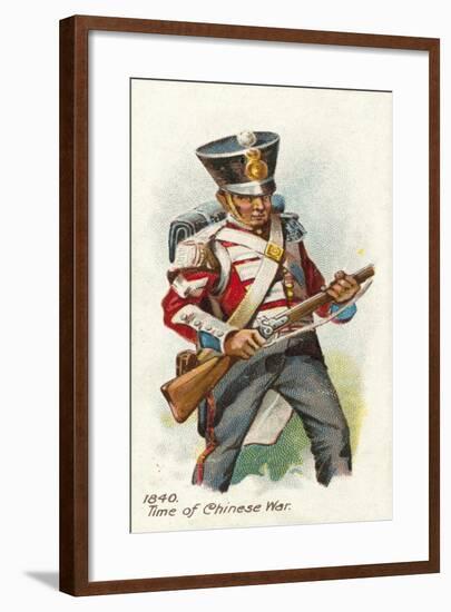 1840, Time of Chinese War-null-Framed Giclee Print