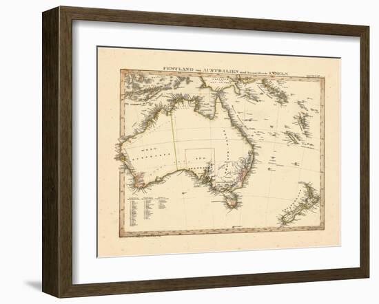 1841, Australia, New Zealand-null-Framed Giclee Print