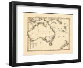 1841, Australia, New Zealand-null-Framed Giclee Print