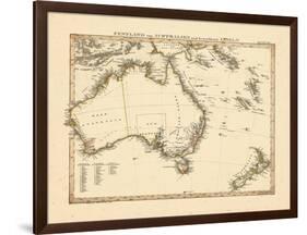 1841, Australia, New Zealand-null-Framed Giclee Print